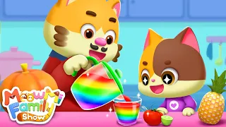Rainbow Fruits and Vegetables Song | Colors Song | Kids Songs | Nursery Rhymes | MeowMi Family Show
