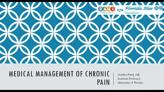 Medical Management of Chronic Pain