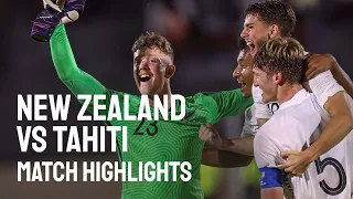 New Zealand vs Tahiti | U-19 OFC Championship | 22 September 2022