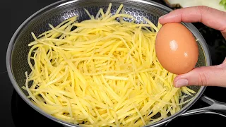 Just pour the eggs over the potatoes! A quick and incredibly tasty recipe!