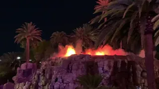 Mirage volcano show