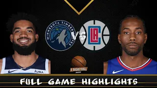 Minnesota Timberwolves vs LA Clippers | FULL GAME HIGHLIGHTS | Feb 12 2024 | NBA Season