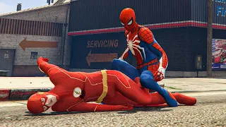 Spider-Man vs Flash - GTA 5  Spider-Man mod - CocoBibu