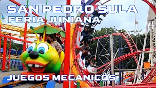 San Pedro Sula Feria Juniana Juegos Mecanicos