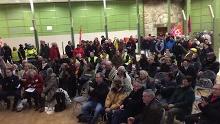 Chahut organisé contre la réforme des retraites à Bernay