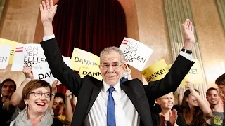 Van der Bellen gewinnt Präsidentenwahl in Österreich