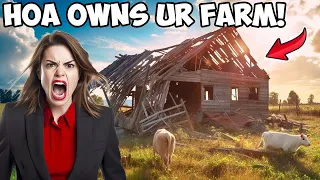 HOA Destroyed Grandpa’s Barn & Stole Animals While He Was In Hospital! Claims They Own It!