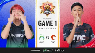 MPL PH S13 - W7D2 - OMG vs TNC - GAME 1