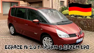 Renault Espace IV🔥2.0Turbo Pb 170KM⛽️GAZ LPG⚠️IMPORT🇩🇪 09/2006✅192.000km⚠️Zalety i wady Renault !