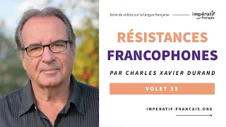 Langue française et Francophonie au XXIe siècle - Volet 33