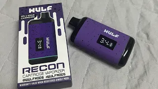 WULF RECON 2GRAM CARTRIDGE BATTERY WITH DISPLAY UNBOXING