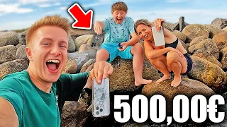 WTF 🤯 500€ wer zuletzt sein HANDY fallen lässt!! 📱 (mit Ash & Mom)