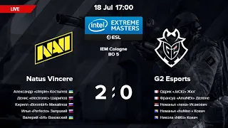 [RU] NAVI vs G2 (2-0) BO5 | Grand Final IEM Season XVI - Cologne