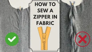 a sewing trick| how to sew a zipper correctly without waves in steartch fabrics