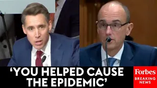 'Unforgivable': Josh Hawley Lights Into McKinsey Exec Over Their Role In The Opioid Epidemic