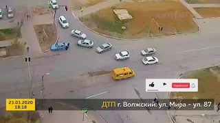 ДТП (авария г. Волжский) ул. Мира - ул. 87 Гвардейская 23-03-2020 18-18