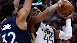 Utah Jazz vs Minesota Timberwolves 102-106 full game highlights Jan 25, 2019