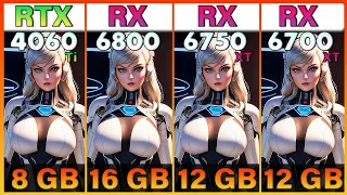 RTX 4060 Ti vs RX 6800 vs RX 6750 XT vs RX 6700 XT Tested in 12 Games