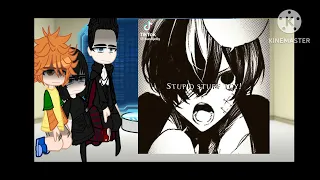 H0t3l tr4nsyl4ni4 2 react to Dennis as Chuuya Nakahara• part 1/1