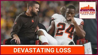 Browns lose Nick Chubb to a season-ending injury, leaving Browns fans everywhere devastated!