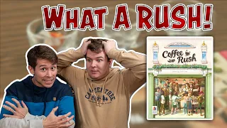 Coffee Rush | RUSHING for the Most Points! | (Board Game Overview and Review #102)