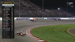 Big Restart Crash - 2021 Indycar at Gateway