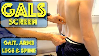 GALS Screen - Gait, Arms, Legs and Spine - GALS Examination Musculoskeletal Screen - Dr Gill