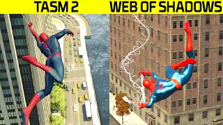 The Amazing Spider-Man 2 VS Spider-Man Web Of Shadows | Web Swinging Comparison