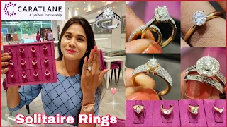 HUGE Solitaire Ring Designs With Price 💎| Caratlane Solitaire Diamond Ring Designs With Price💍|