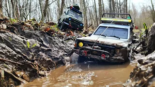 Едут там, где танки вязнут! ... Patrol прет по непролазной грязи ... RC OFFroad 4x4