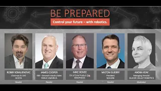 IMTS 2022 Panel: BE PREPARED. Control your future – with robotics.