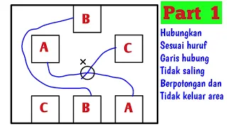 Teka Teki Menghubungkan Kotak Sesuai Huruf