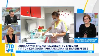 Αποκάλυψη της Astrazeneca: Το εμβόλιο για τον κορωνοϊό προκαλεί σπάνιες παρενέργειες | ACTION 24