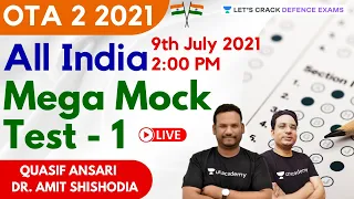 All India Mega Mock Test | English & GS | Target OTA 2 2021 | Dr. Amit Sir & Quasif Sir