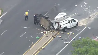 Several hurt in crash involving multiple vehicles in Montgomery County | FOX 5 DC