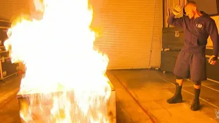 RANDY ORTON SETS BRAY WYATT ON FIRE! THE FIEND ATTACKS RANDY ORTON! WWE RAW