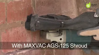 MAXVAC AGS-125 Angle Grinder Shroud - Comparison - Carbines Restoration