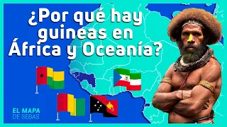 🇬🇼🇵🇬Las GUINEAS: el ORIGEN del nombre (Guinea, Guinea-Bisáu, Guinea Ecuatorial, Papúa N Guinea) 🇬🇶🇬🇳