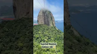 Rising 1200ft above the harbour of Rio de Janeiro, Sugarloaf Mountain has an insane view!!!