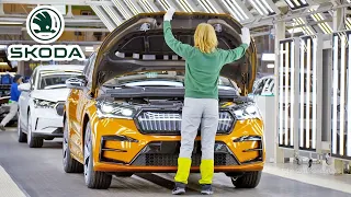 Škoda Enyaq Coupé iv series production - plant in Mladá Boleslav