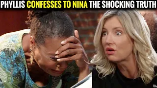 Phyllis confesses to Nina the shocking truth ABC General Hospital Spoilers