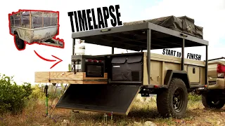 Overland Trailer Build in 40 Minutes - TIMELAPSE