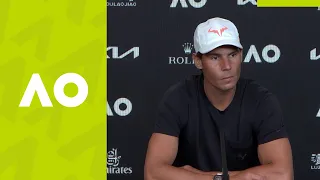 Rafael Nadal: "I was serving quite well" press conference (3R) | Australian Open 2021