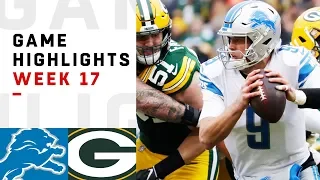 Lions vs. Packers Week 17 Highlights | NFL 2018