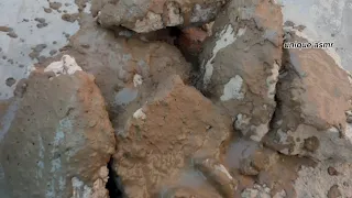 Gritty Mud Dry Floor Crumbling ASMR