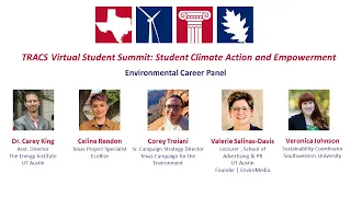 TRACS Virtual Student Summit 2022: Career Panel