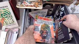 Hunting For Comics at a Garage Sale