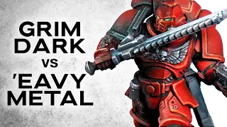 Grimdark vs. 'Eavy Metal | Miniature Painting Space Marine