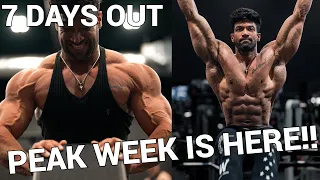 RAW CHEST WORKOUT 7 DAYS OUT | Prep Series Ep.6