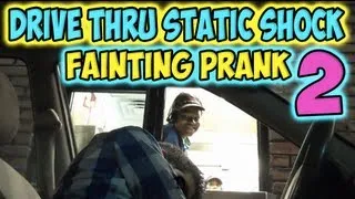 Drive Thru Static Shock Fainting Prank 2